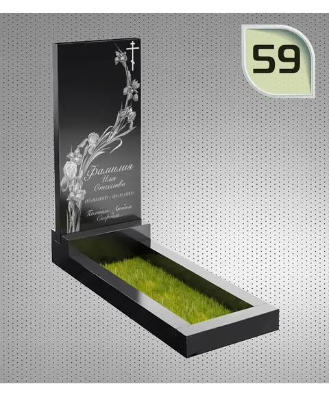Макет вертикального памятника №59