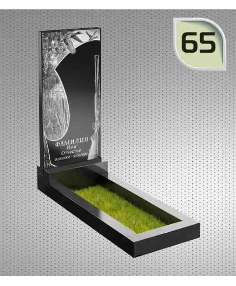 Макет вертикального памятника №65