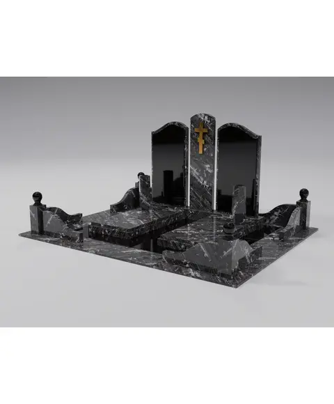 Мемориальный комплекс из гранита Амфиболит КукК4 250*200