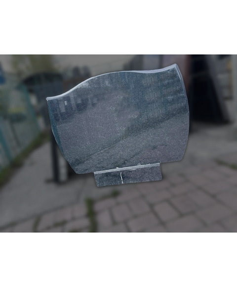 Комплект памятника фигурный П62 гранит Габбро-Диабаз 110*75*6 см
